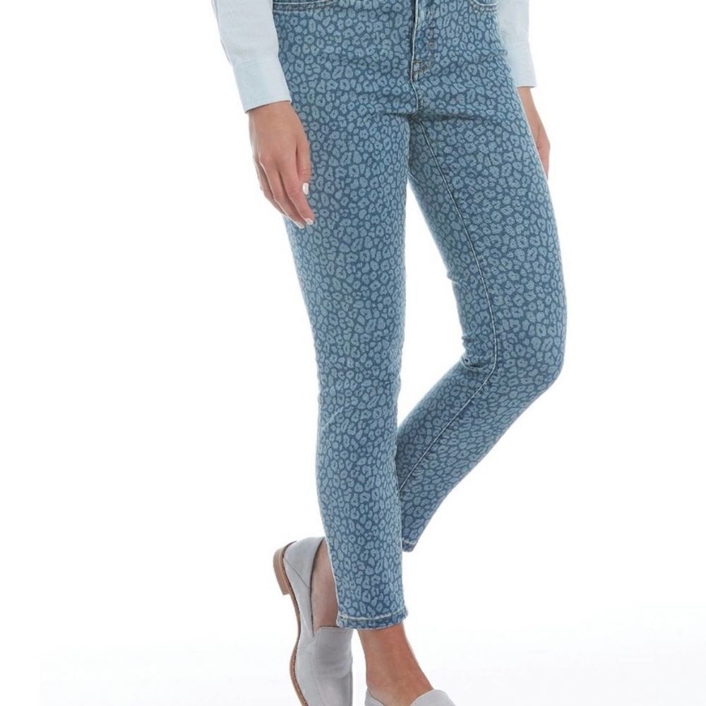 Tommy Bahama spots of dots Blue jeans size 2 NWOT